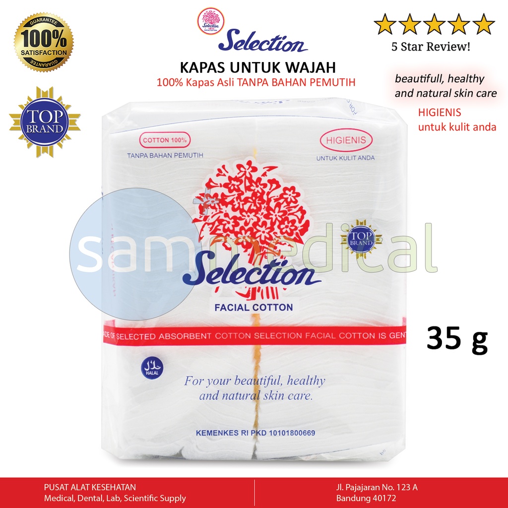 [00120154238] Selection Facial Cotton 35gr