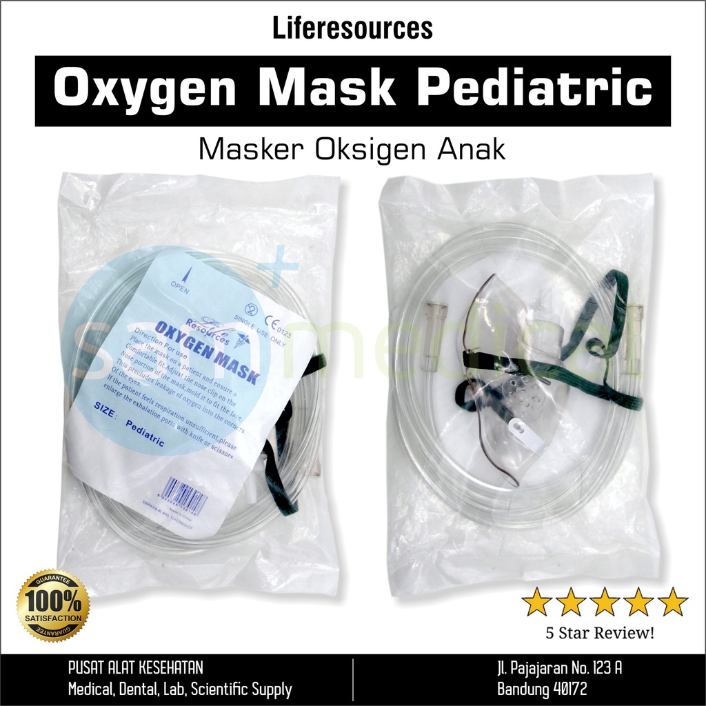 Liferesources Masker Oksigen Pediatric