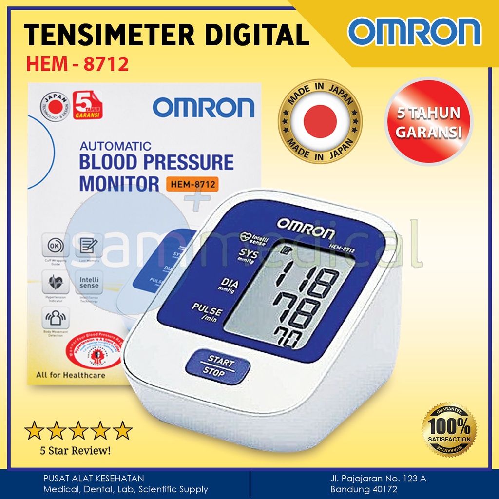 [00120154361] Omron Tensimeter - Lengan Basic - HEM 8712