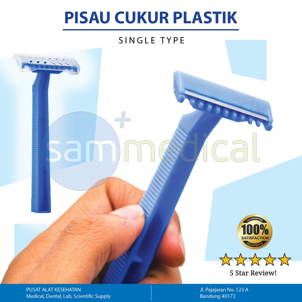 [00120154380] Dahlhausen Pisau Cukur Plastik Single  - German