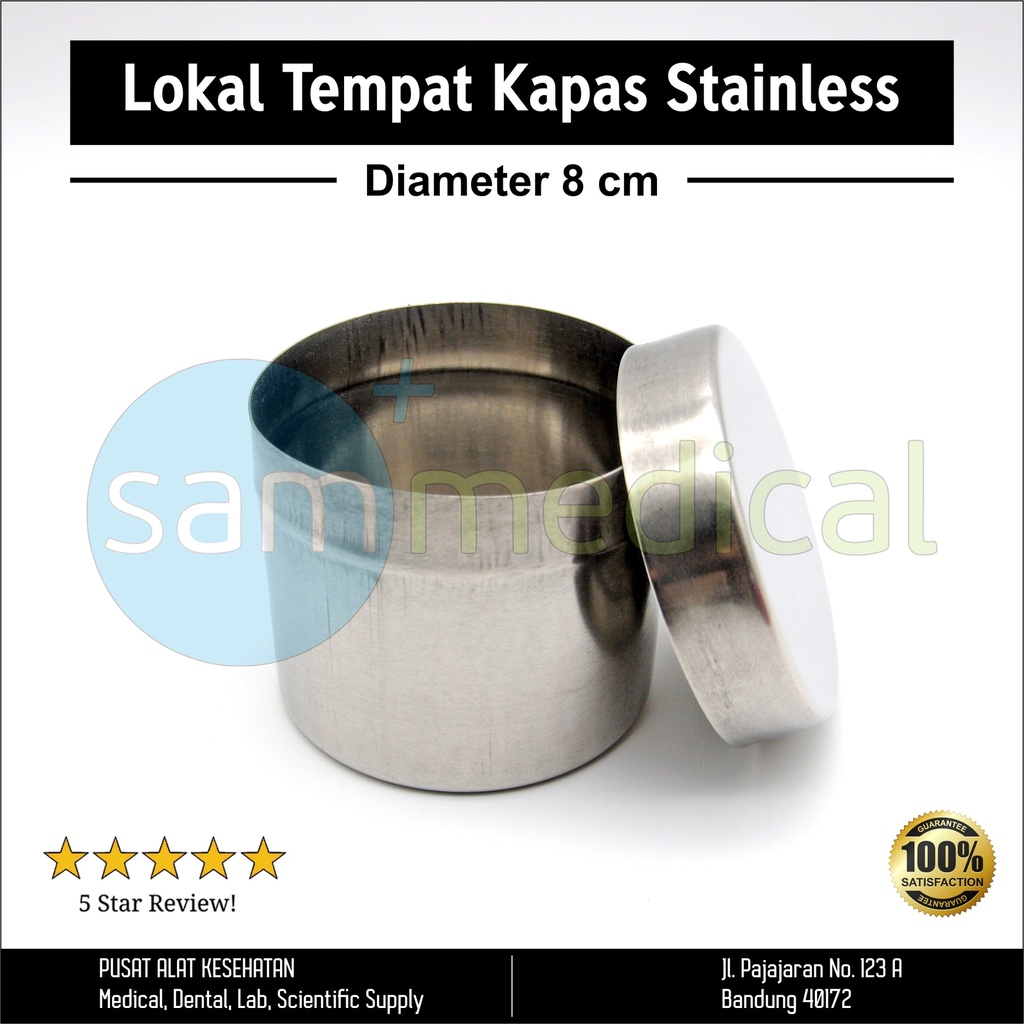 Lokal Tempat Kapas diameter 8cm