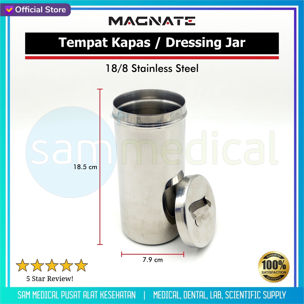 MAGNATE Tempat Kapas 7.9x18.5cm