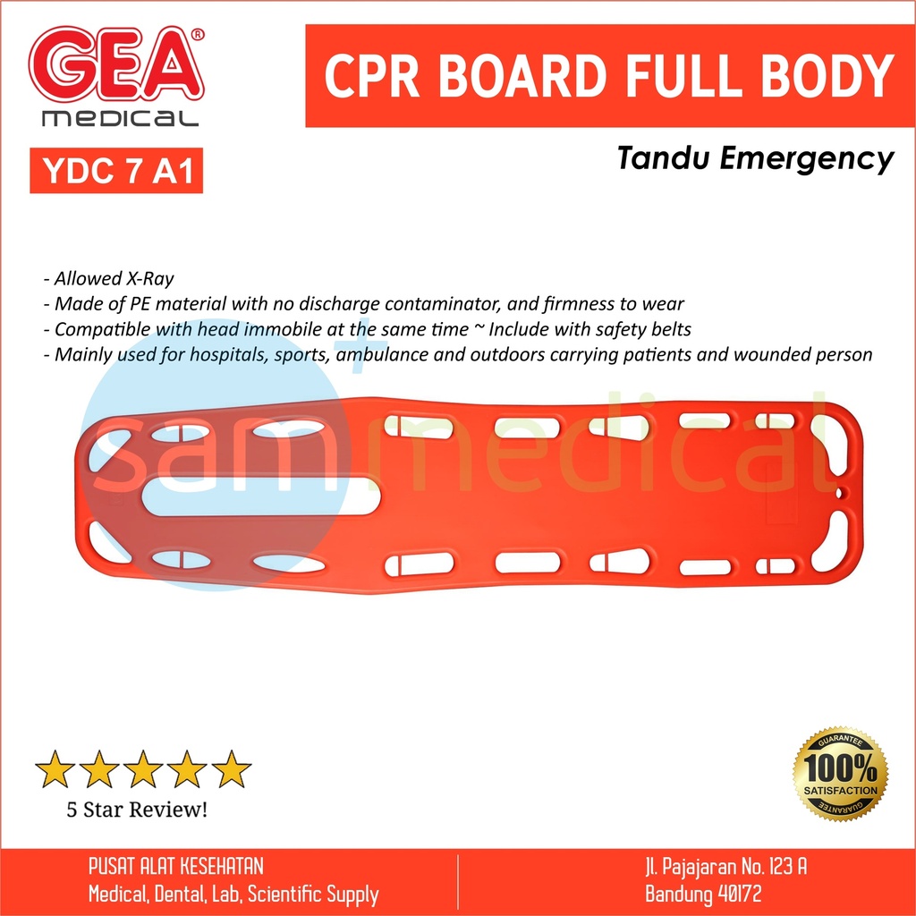 [00120160273] GEA CPR Board Full Body YDC 7A1