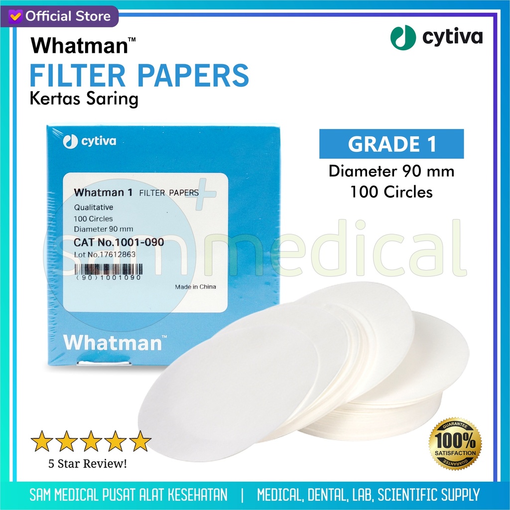 Whatman Filter Paper - grade 1 D.90mm @100 (1001-090)