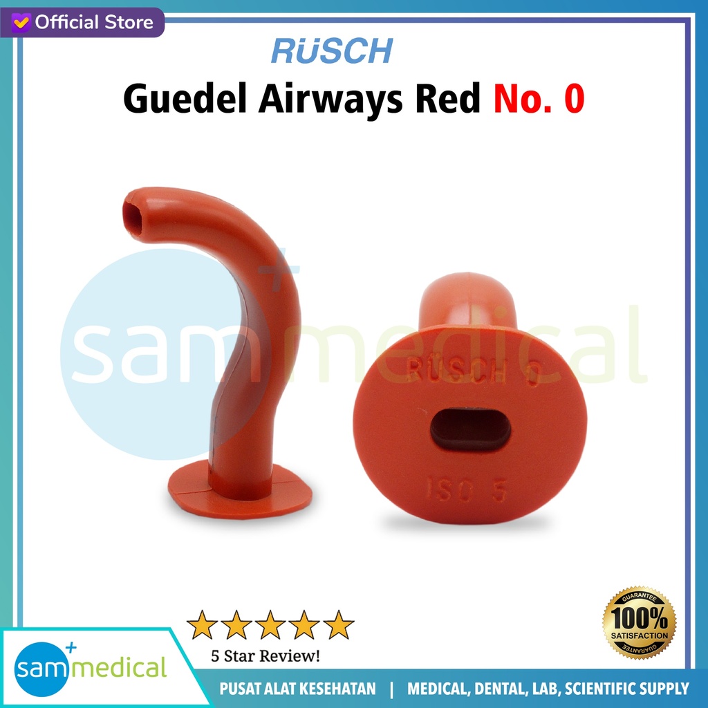 [00120160282] Rusch Guedel Airways Red No 0
