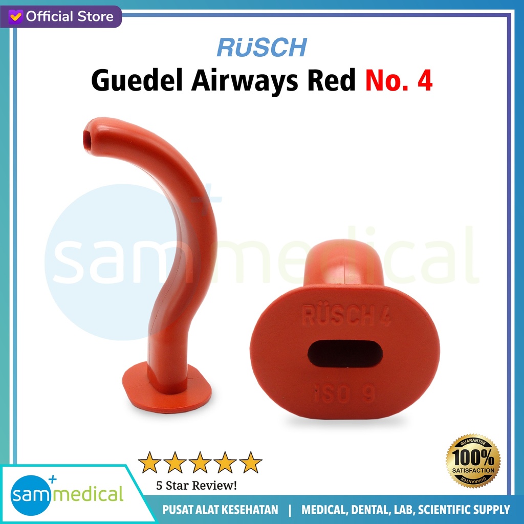 [00120160285] Rusch Guedel Airways Red No 4