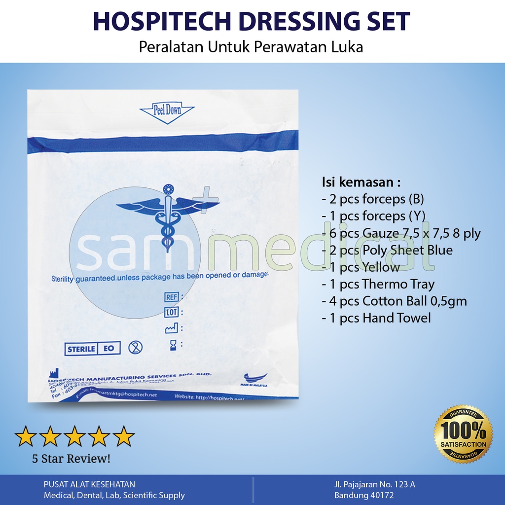 Hospitech Dressing Set Disposable 