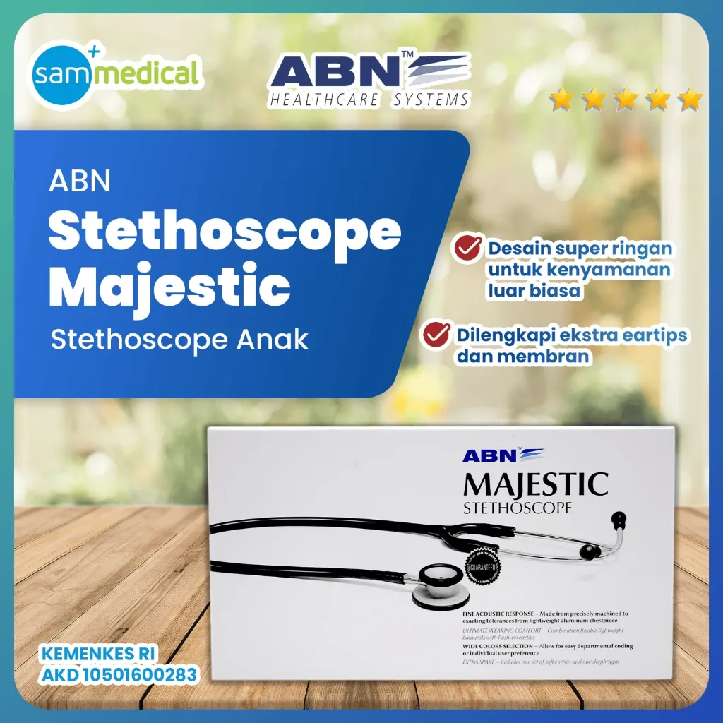 [00120160417] ABN Majestic Stethoscope Pediatric - Black