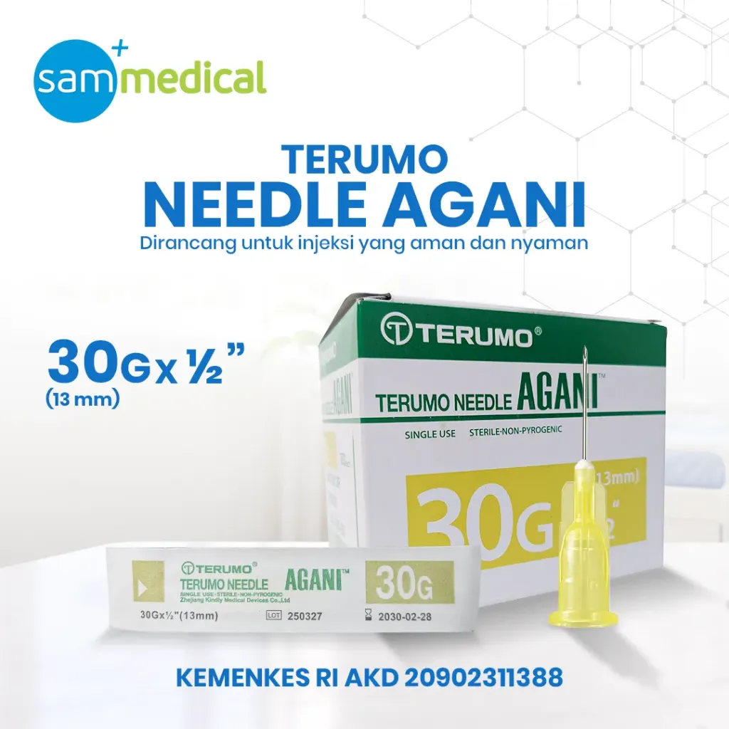 Terumo Needle AGANI 30Gx0.5inch