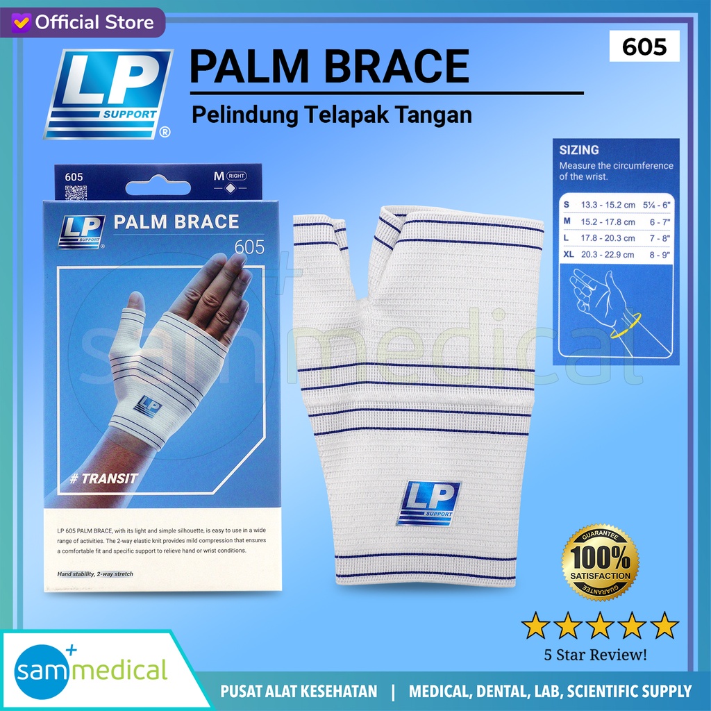 [00120160437] Lp Support Palm Brace RIGHT LP 605 - M
