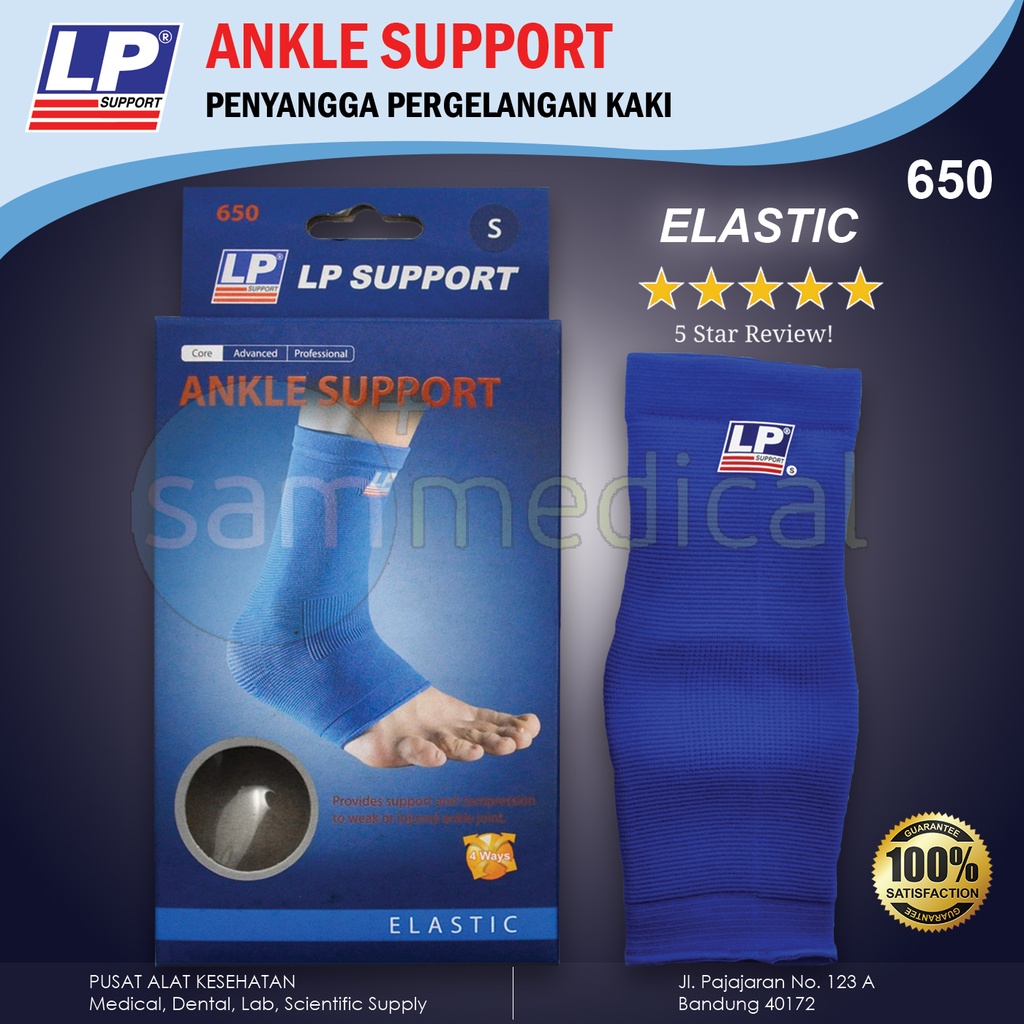 Lp Support Ankle Knitted BLUE LP 650 - S
