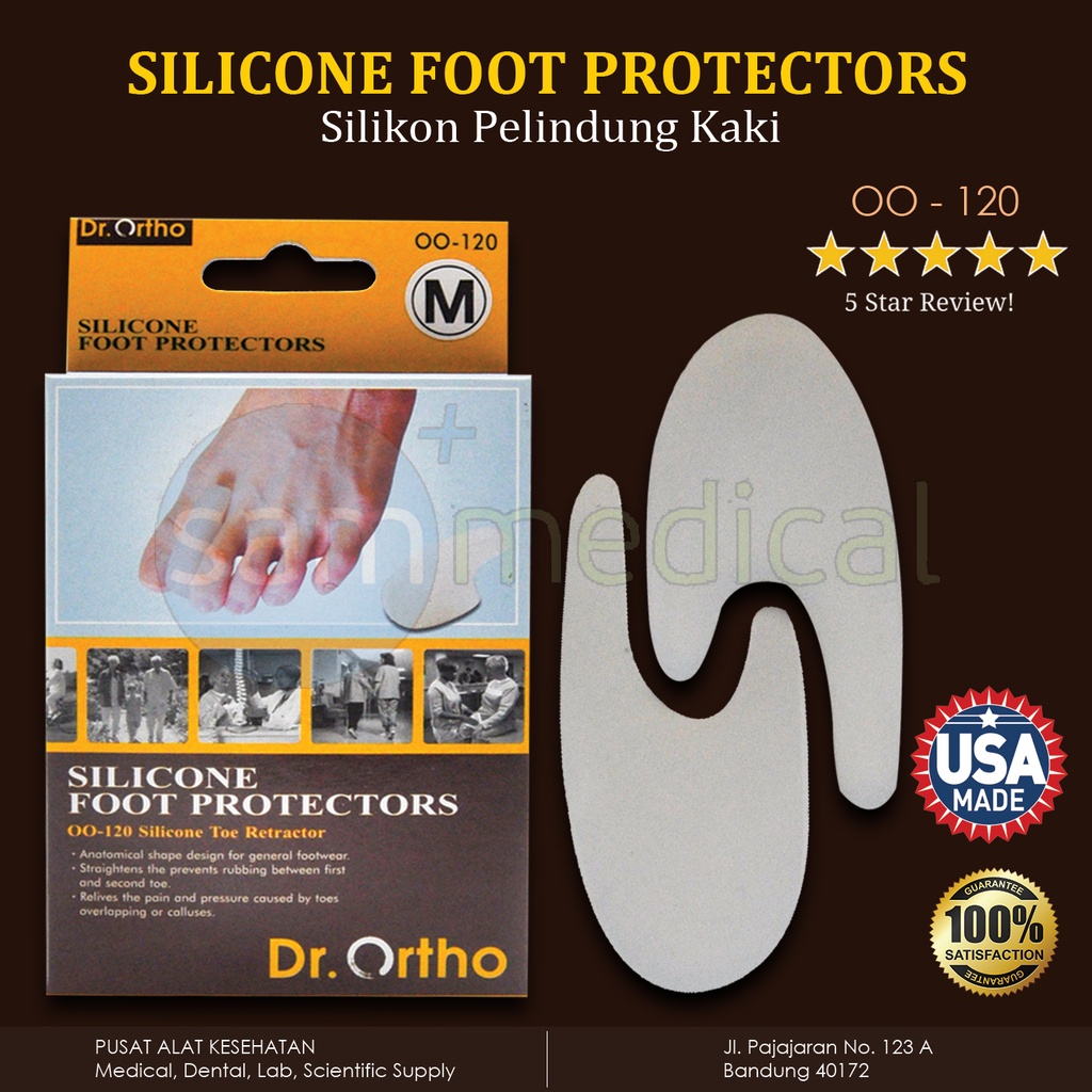 [00120160517] Dr Ortho Silicone Toe Retractor Size S @2pcs