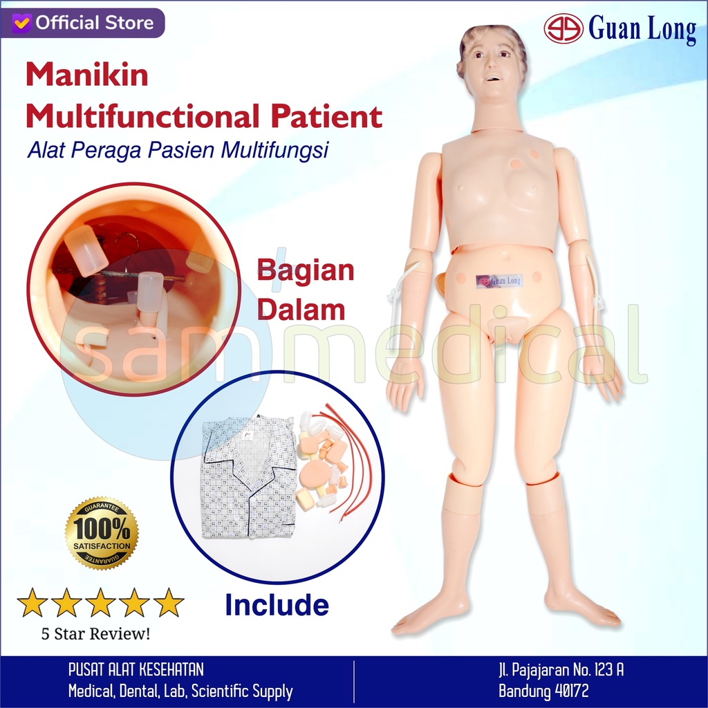 [00120160619] Guan Long Manikin Multifunctional Patient GL 8401