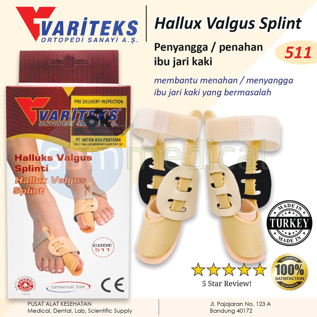 [00120160634] Variteks Hallux Valgus Splint VAR 511