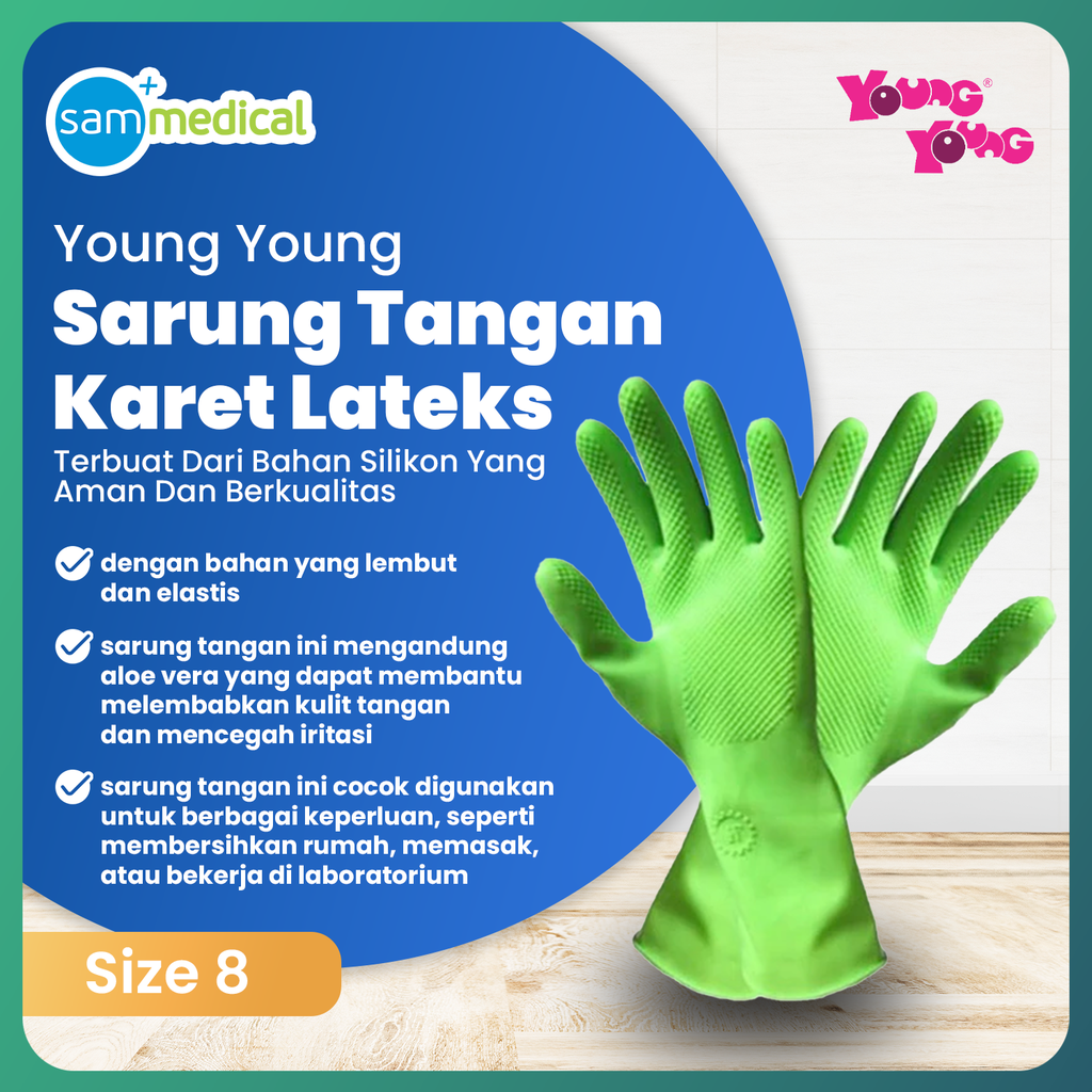 YOUNGYOUNG Sarung Tangan Evergreen SIZE 8