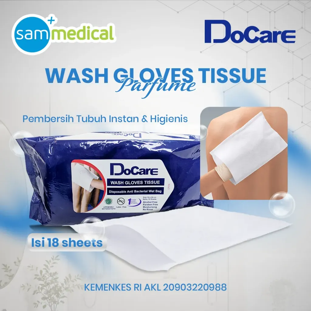 [00120160821] DoCare Wash Gloves Perfume @18sheets