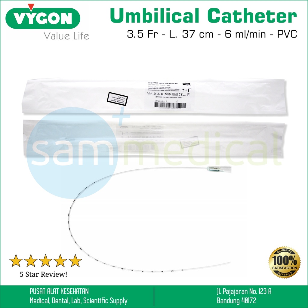 [00120160840] Vygon Umbilical Catheter F 3.5 