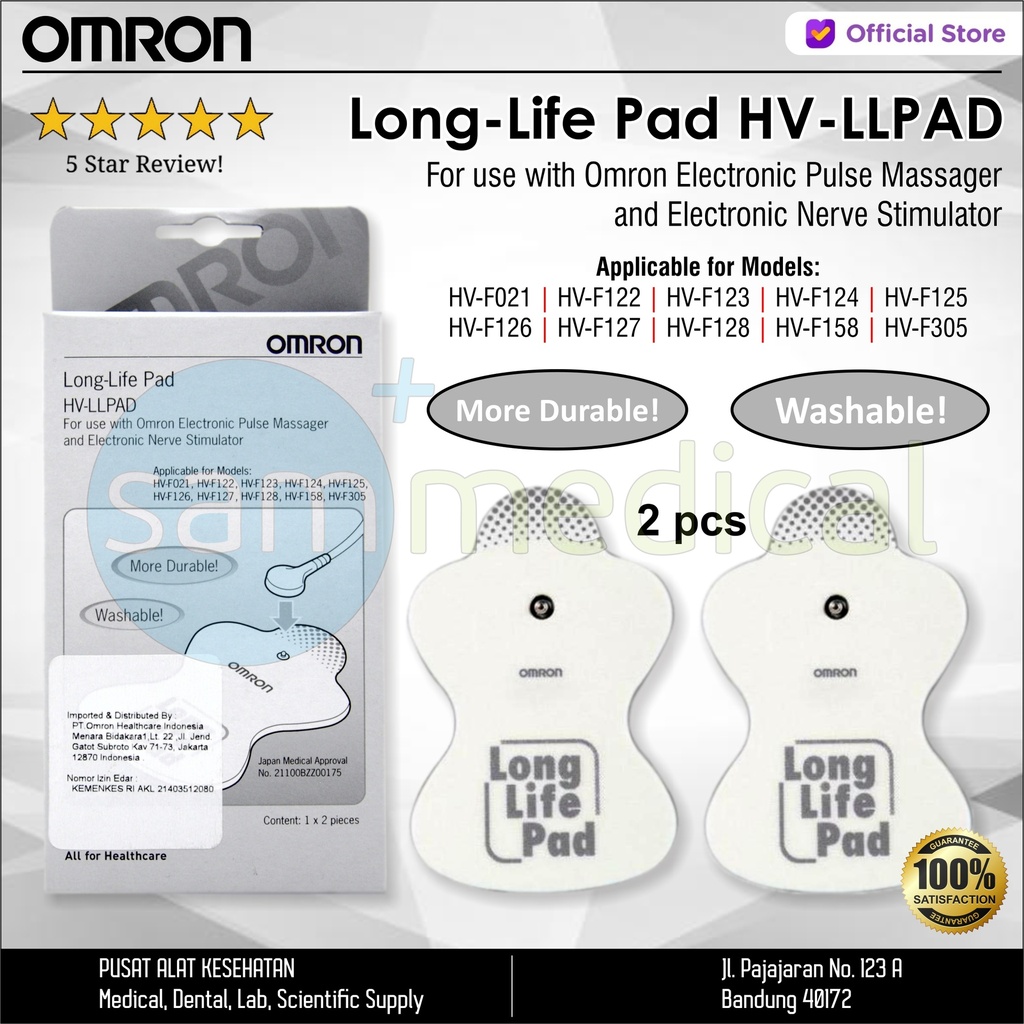 Omron Spare Part - Pad Electrotherapy Long Life Pads