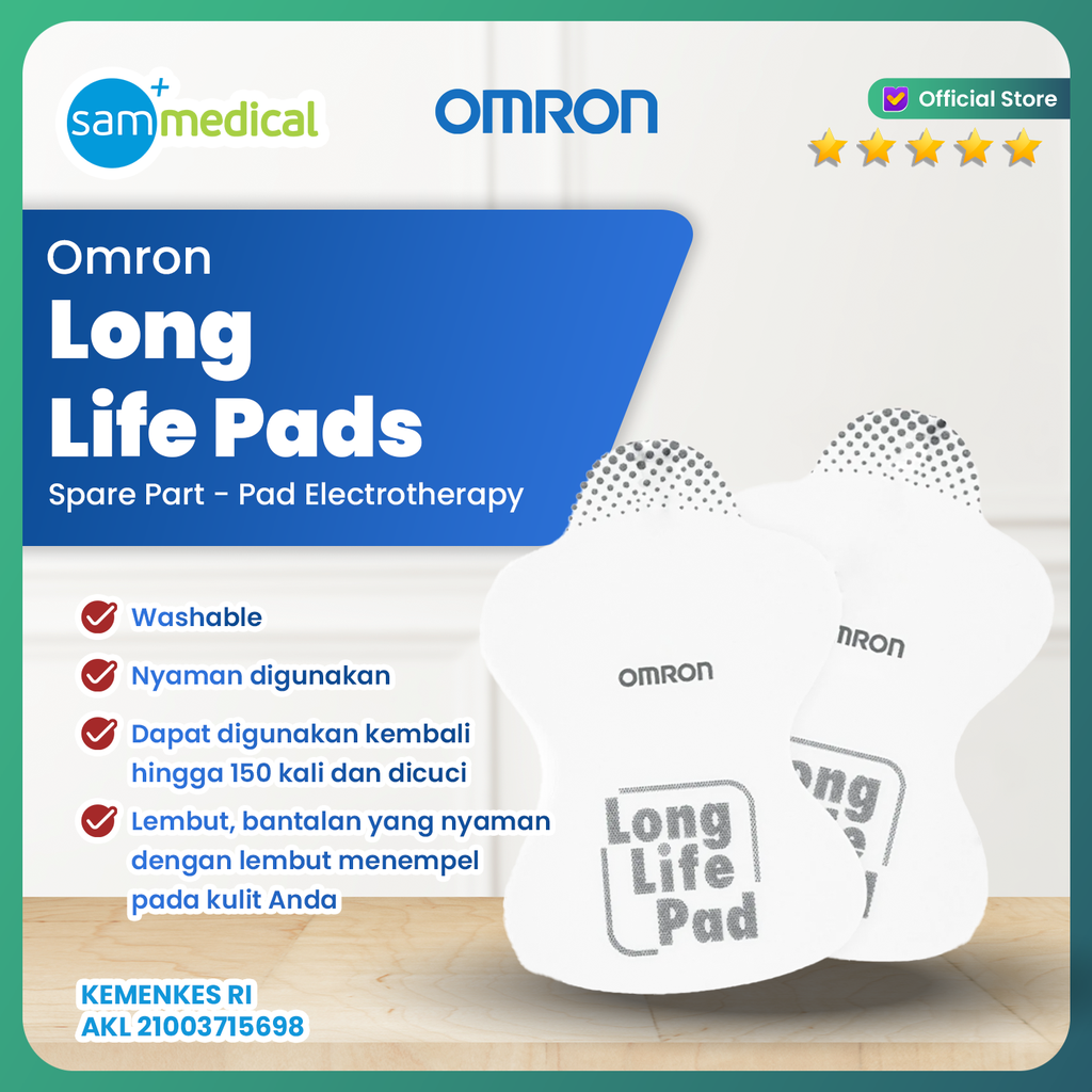 Omron Spare Part - Pad Electrotherapy Long Life Pads