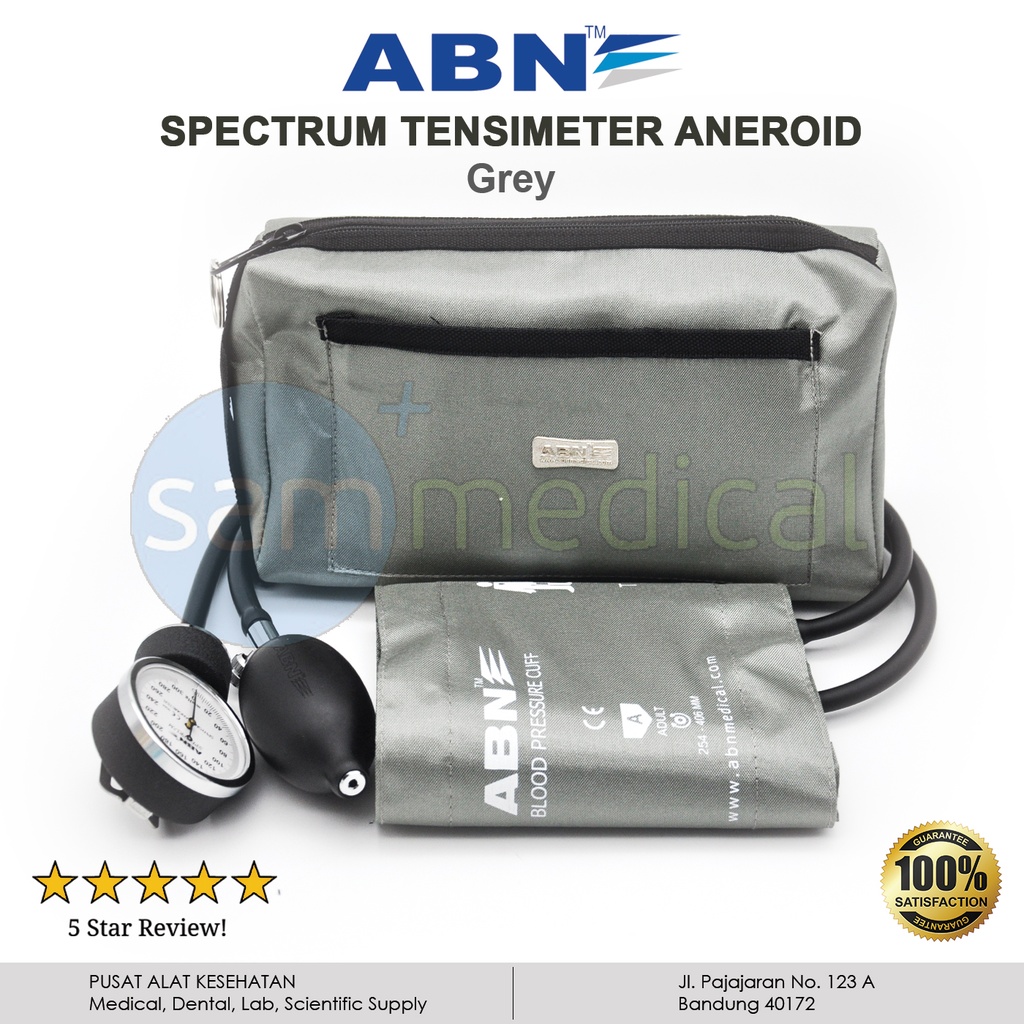 [00120160931] ABN Spectrum Tensimeter Aneroid - Grey