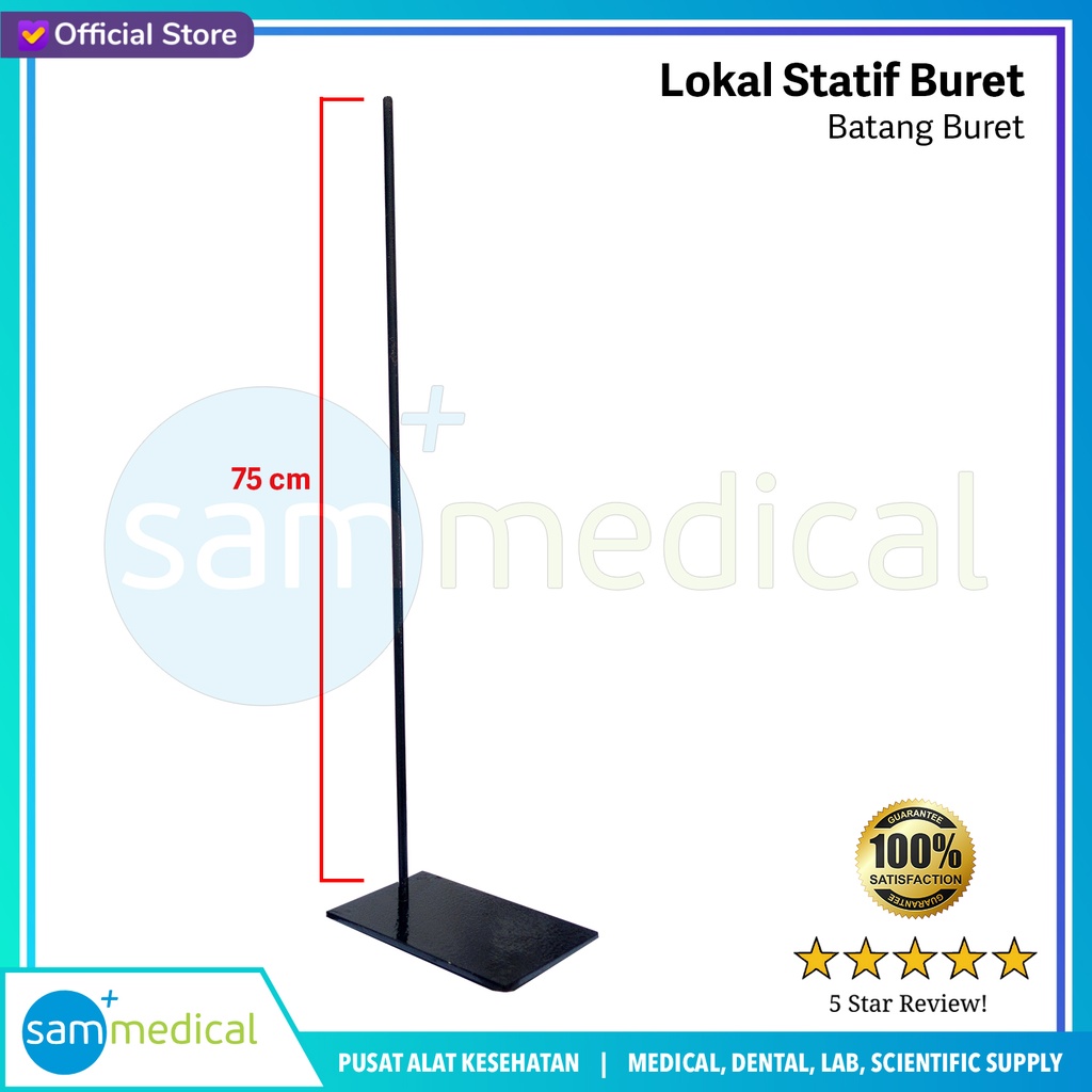 Lokal Statif Buret / Batang Buret 75cm
