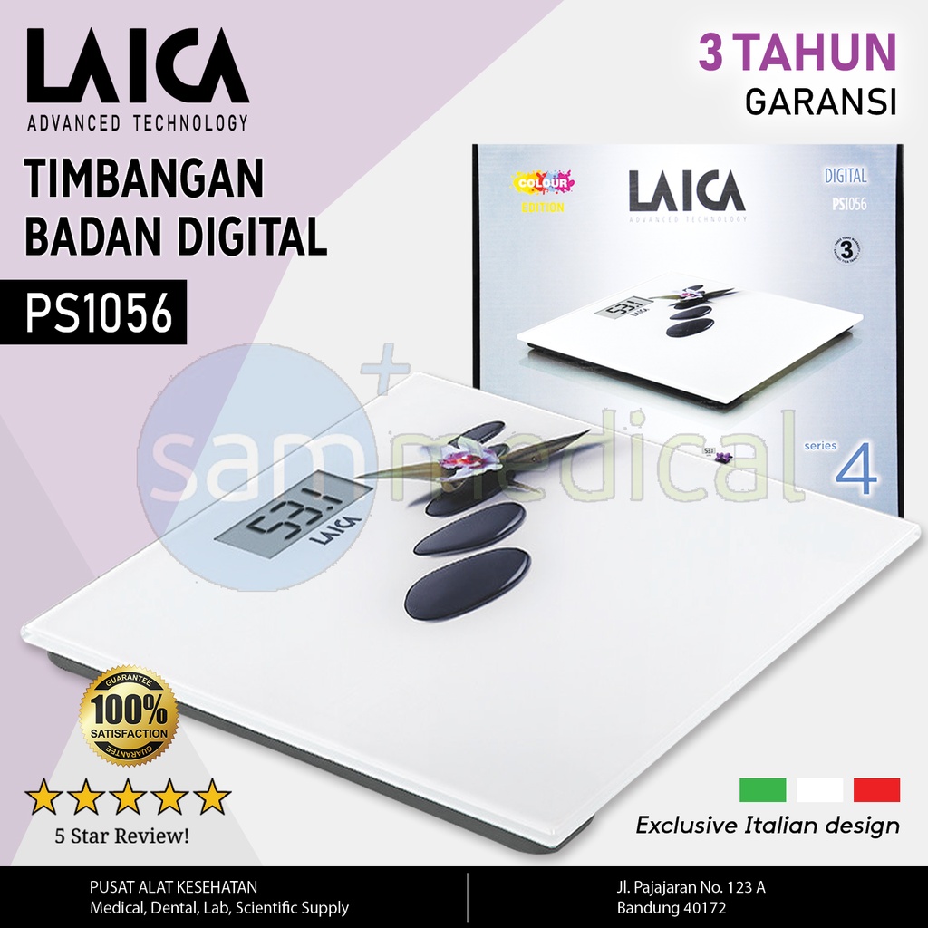 [00120170007] Laica Electronic Personal Scale PS 1056Z