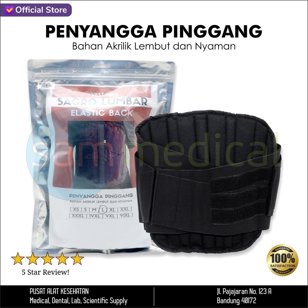 Lokal Korset Lumbar / Korset Tulang Belakang Size L