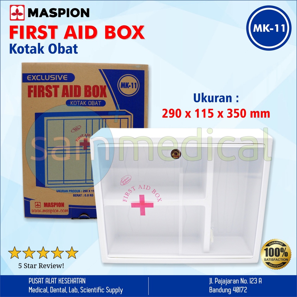 [00120170024] Maspion Kotak P3K Obat Kecil MK11