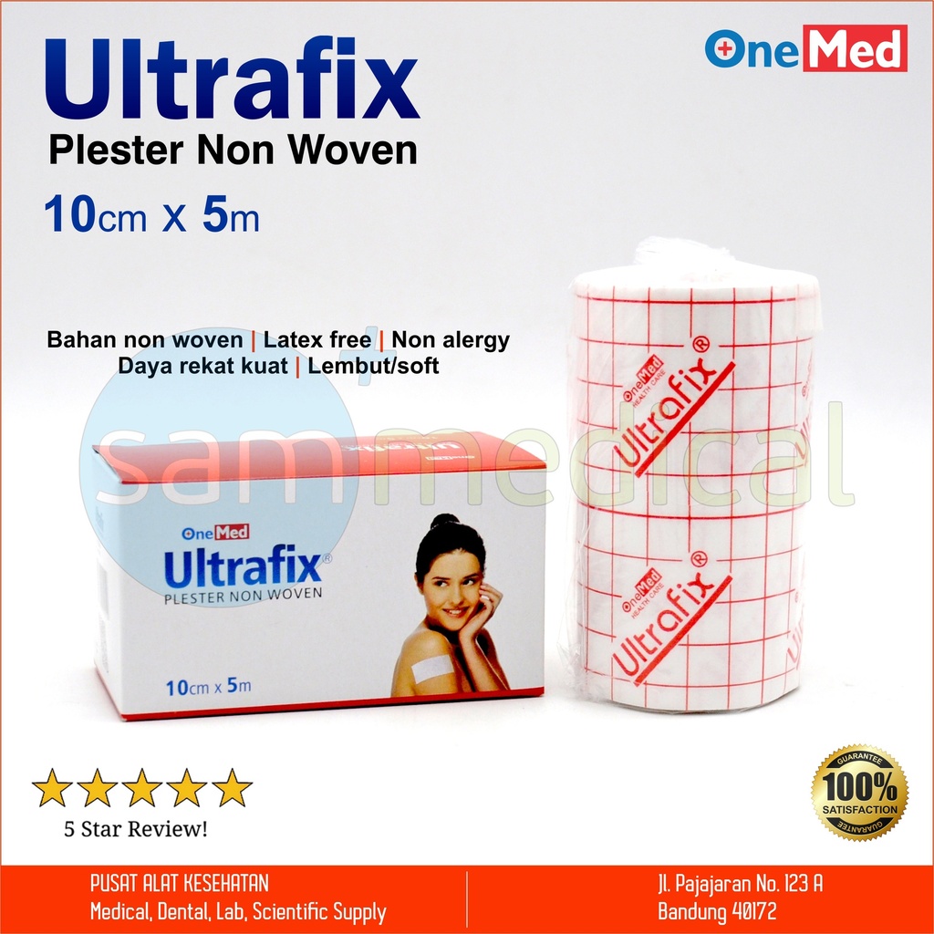 [00120170036] One Med Ultrafix Plester Nonwoven 10x5