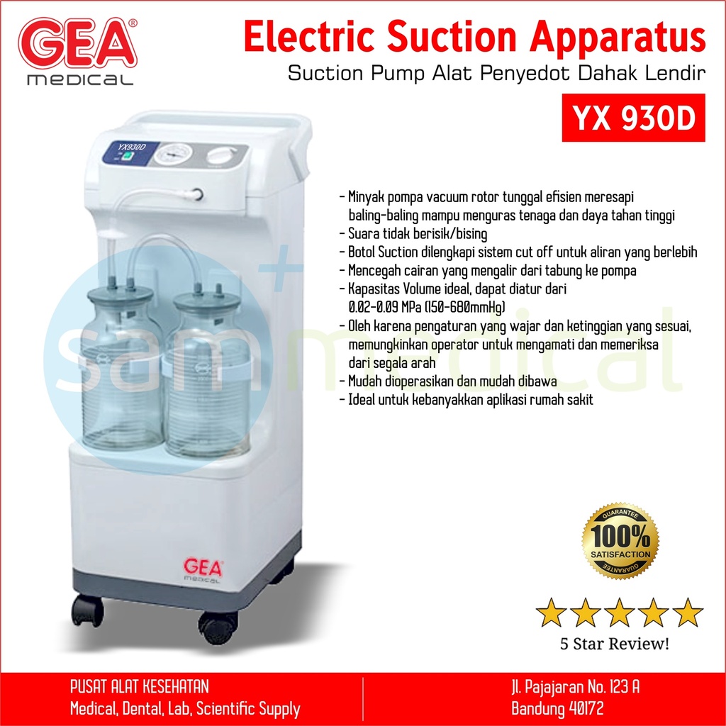 [00120170053] GEA Suction Mobile + Roda - 2 Botol YBDX23B / YX 930D