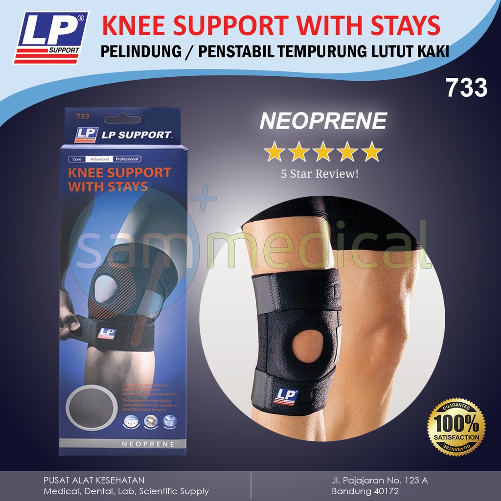 LP Support Knee with Stray / Wrapping Lp 733 - All Size 