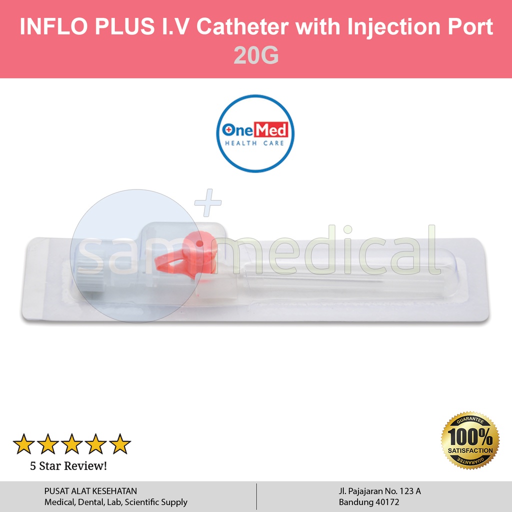 One Med Inflo Plus I.V Catheter - 20G