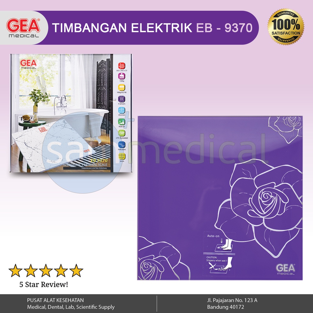 [00120170163] GEA Timbangan Badan Digital LED EB 9370 (1653)