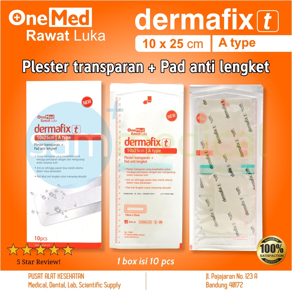 One Med Dermafix t - Type A 10x25 @pcs