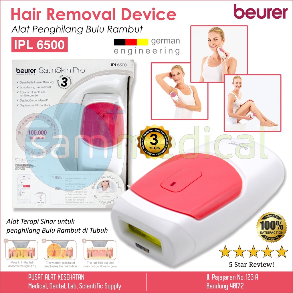 [00120170292] Beurer Hair Removal Device IPL 6500