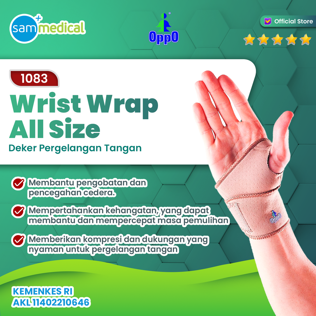 Oppo Wrist Wrap All Size - 1083