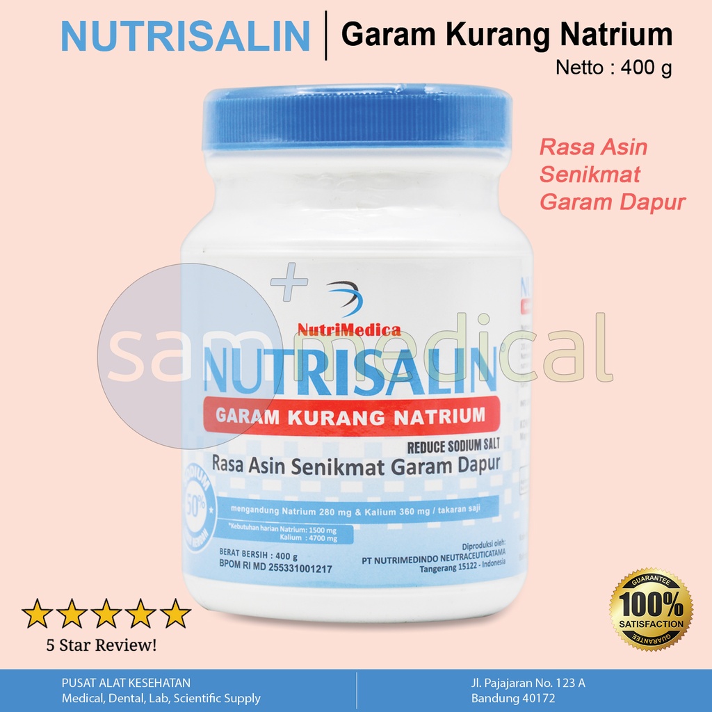 [00120170322] Nutrisalin Garam Diet 400gr