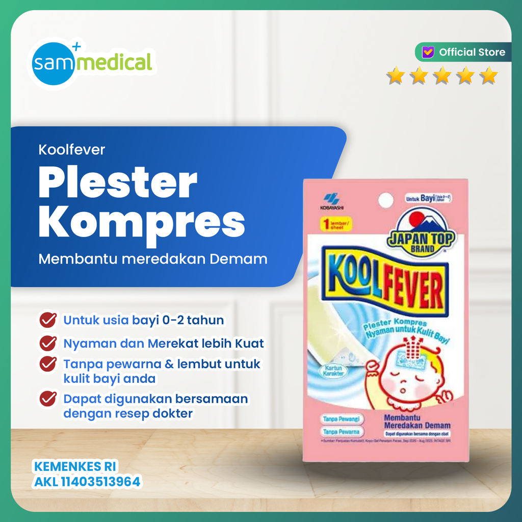[00120170351] KoolFever Kompres Baby @1pcs
