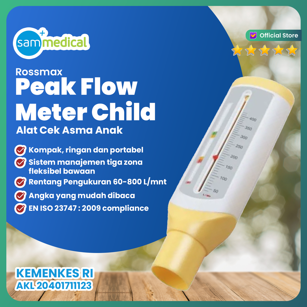[00120170370] Rossmax Peak Flow Meter Anak PF120C