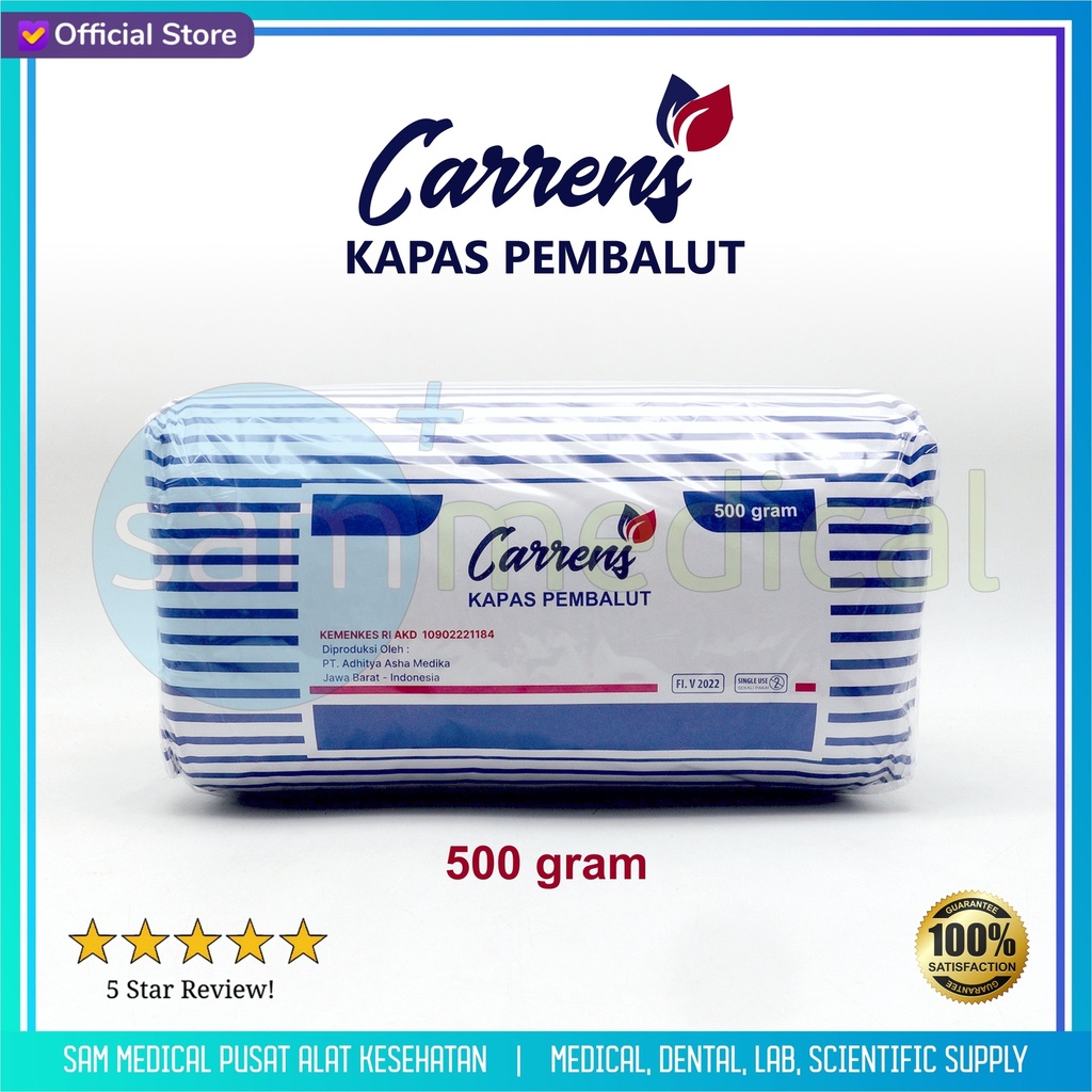[00120170415] CARRENS Kapas Pembalut 500gr