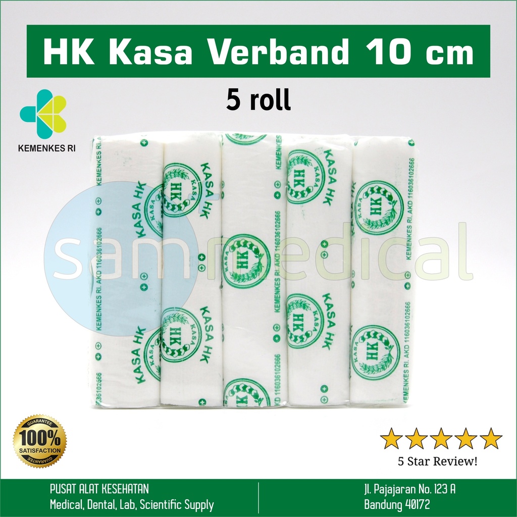 [00120170422] HK Kasa Verband 10cm @5roll