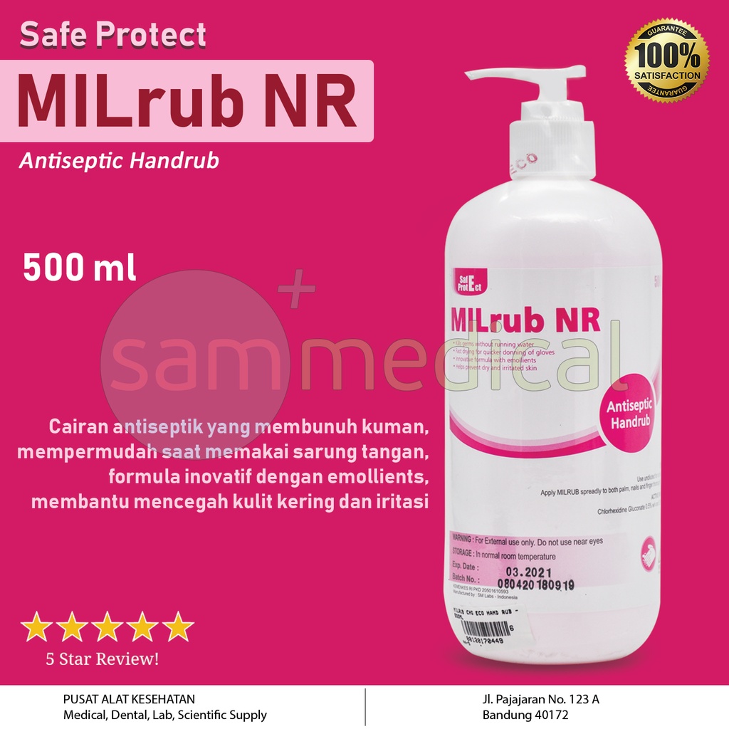 [00120170449] MILrub CHG eco Hand Rub 500ml