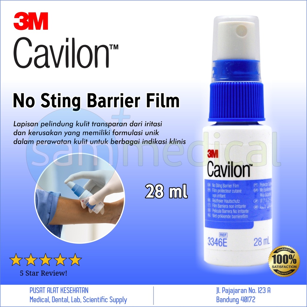 3M Cavilon No Sting Barrier Film 28ml Spray - 3346