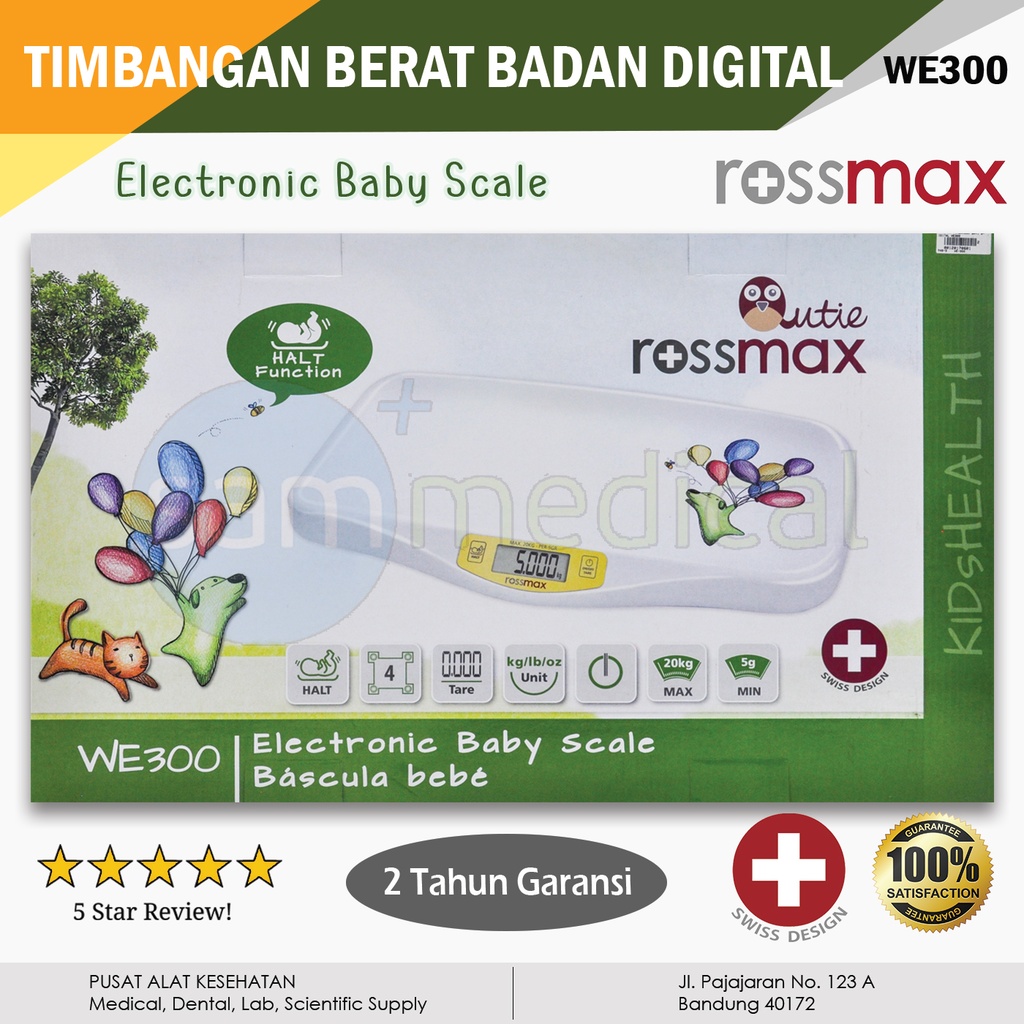 Rossmax Timbangan Bayi Digital WE300