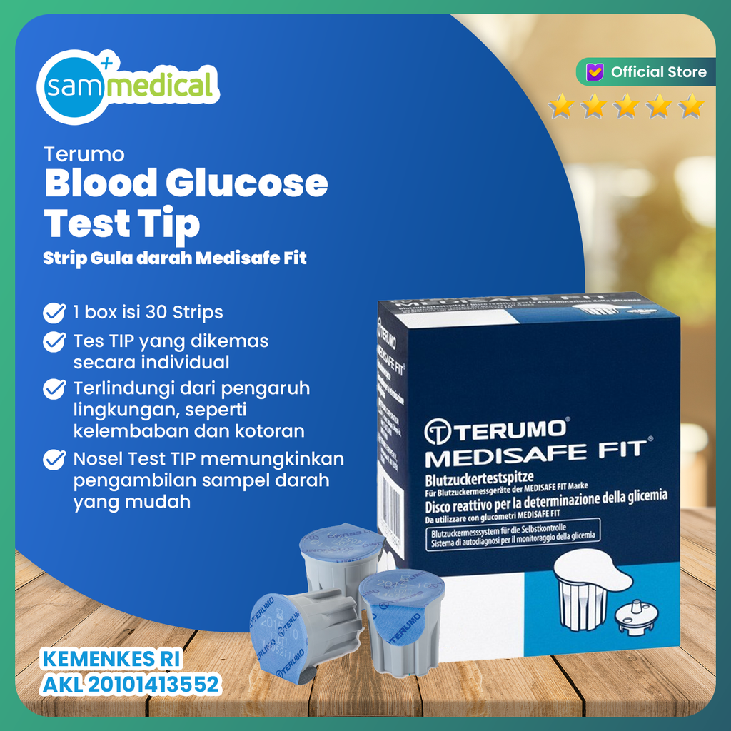 [00120170603] Terumo Medisafe Fit C Blood Glucose Strip @30pcs