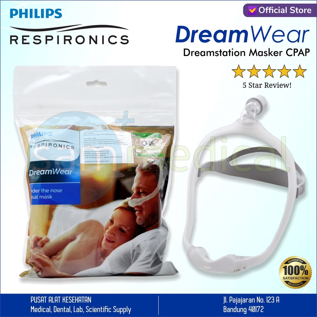 PHILIPS Dreamstation Masker CPAP - Dreamwear (hidung)