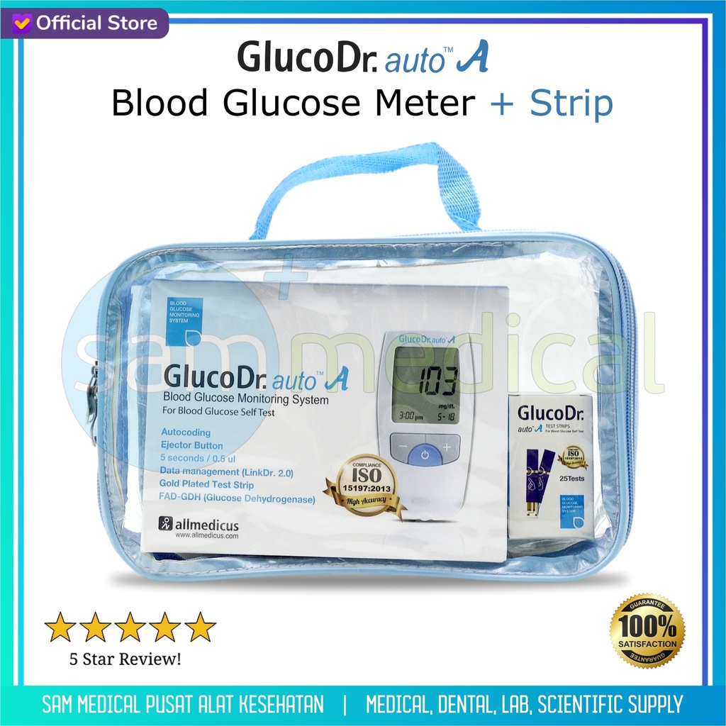 [00120180052] Gluco Dr. Auto Blood Glucose Meter + Strip