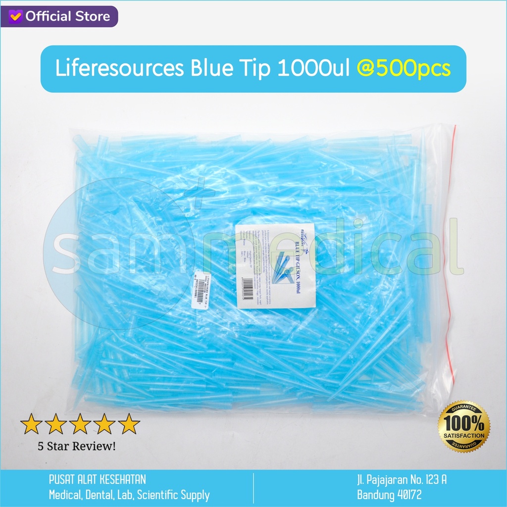 [00320180001] Liferesources Blue Tip 1000ul @500pcs