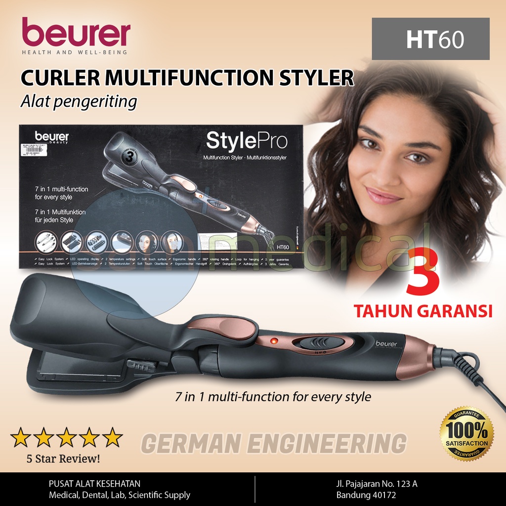 [00120180063] Beurer Curler Multifunctional Styler - HT 60