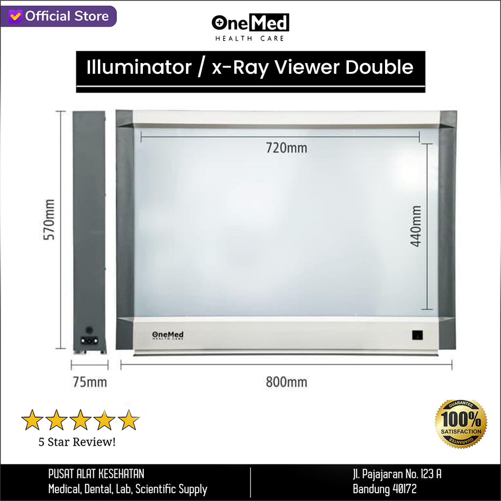 [00120180230] One Med Illuminator / X-Ray Viewer - Double